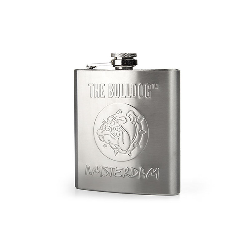 THE BULLDOG PETACA GRABADA