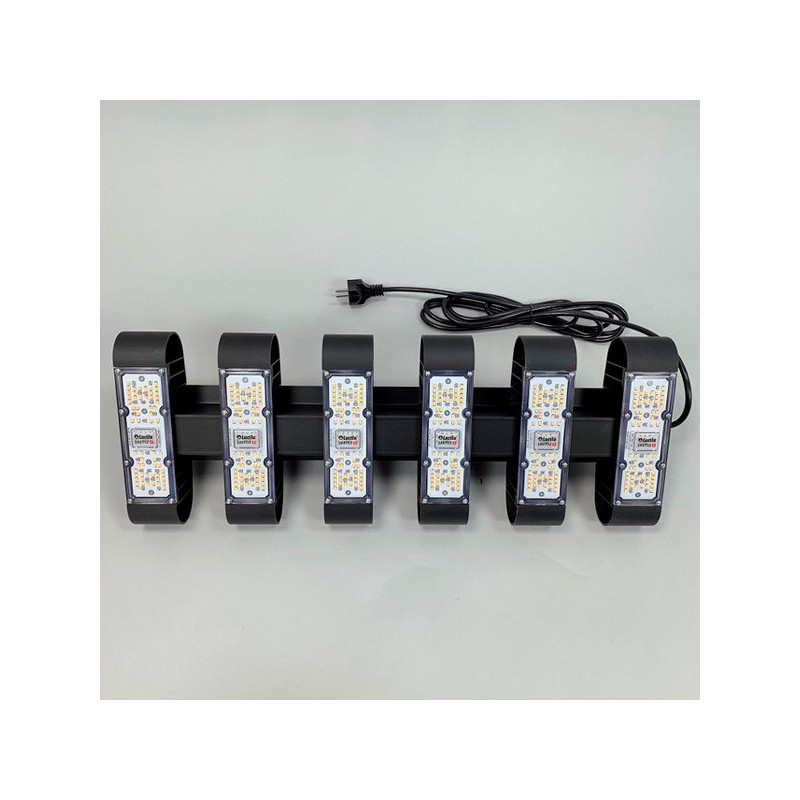 Luminaria Led Shuttle 6 Dimmable Black 240 W